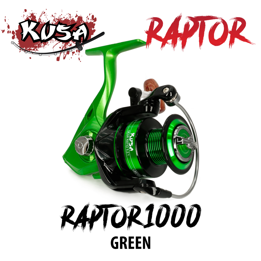 KUSA REEL (รอก) - รุ่น RAPTOR 1000 GREEN