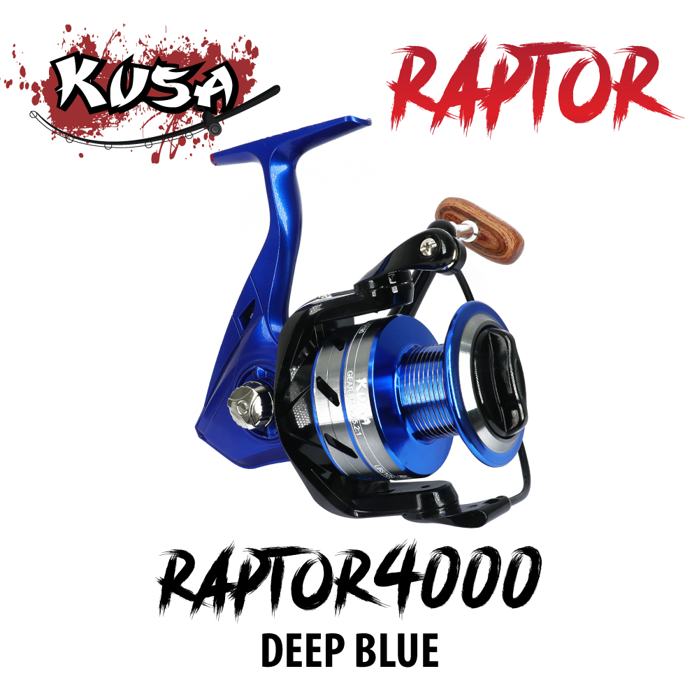KUSA REEL (รอก) - รุ่น RAPTOR 4000 DEEP BLUE
