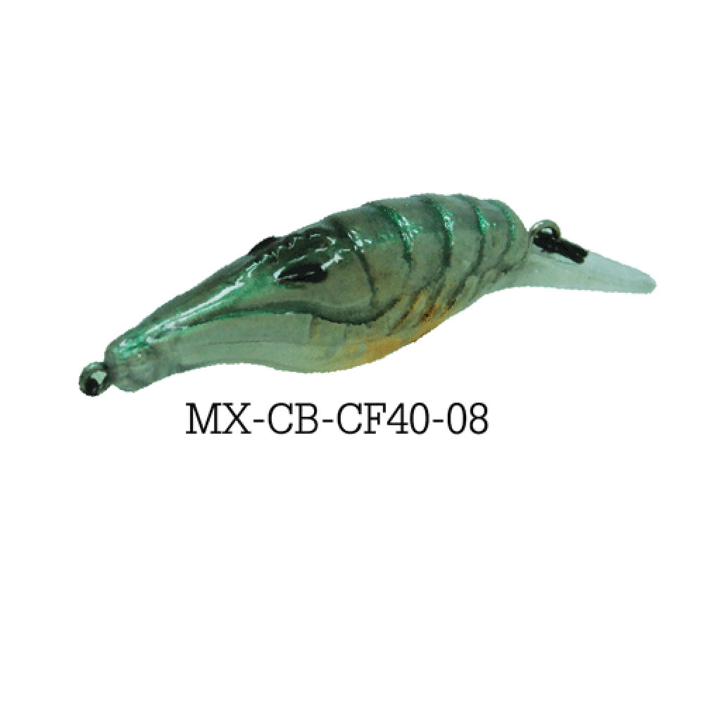 MIMIX เหยื่อ - รุ่น JELLY PRAWN 40SP - BANANA PRAWN ( MX-CB-CF40-08 )