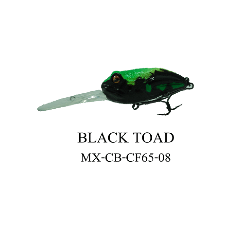 MIMIX เหยื่อ - รุ่น CRANKY FROX -  BLACK TOAD (CF65-08)
