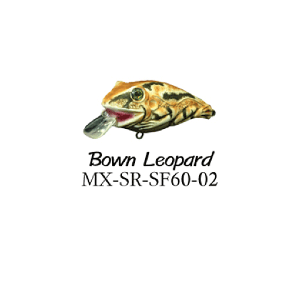 MIMIX เหยื่อ - รุ่น SCUBA FROX -  BROWN  LEOPARD ( MX-SR-SF60-02 )