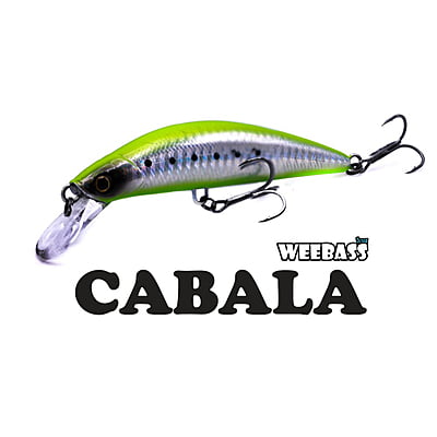 WEEBASS LURE (เหยื่อปลั๊ก) - รุ่น CABALA SINKING