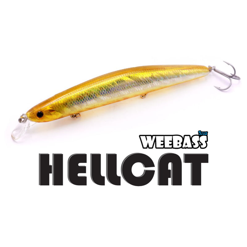 WEEBASS LURE (เหยื่อปลั๊ก) - รุ่น HELLCAT FLOATING