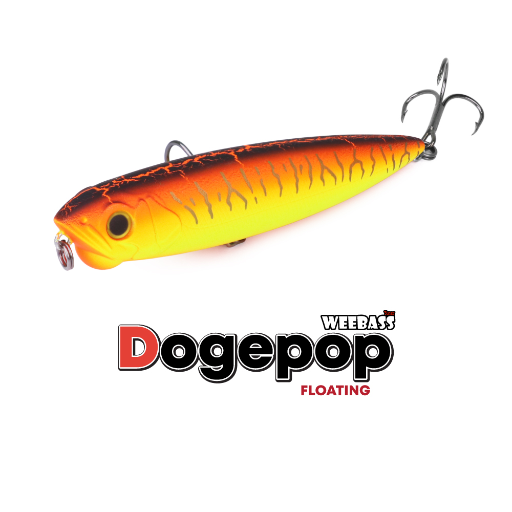 WEEBASS LURE (เหยื่อปลั๊ก) - รุ่น DOGEPOP FLOATING