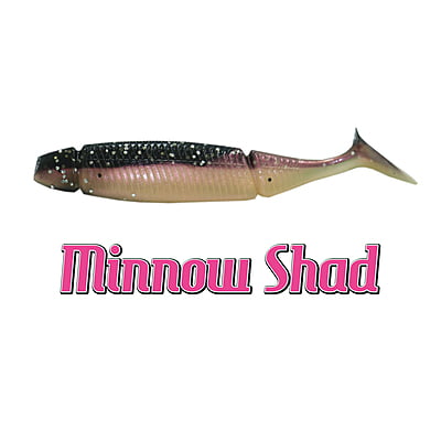 WEEBASS เหยื่อหนอนยาง - รุ่น MINNOW SHAD 3g