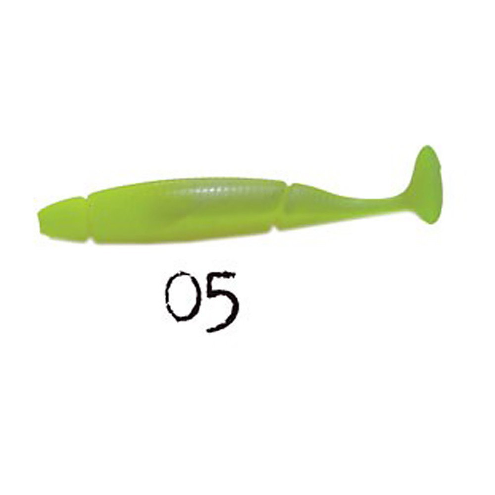 WEEBASS เหยื่อหนอนยาง - รุ่น MINNOW SHAD 3g , 05 YELLOW