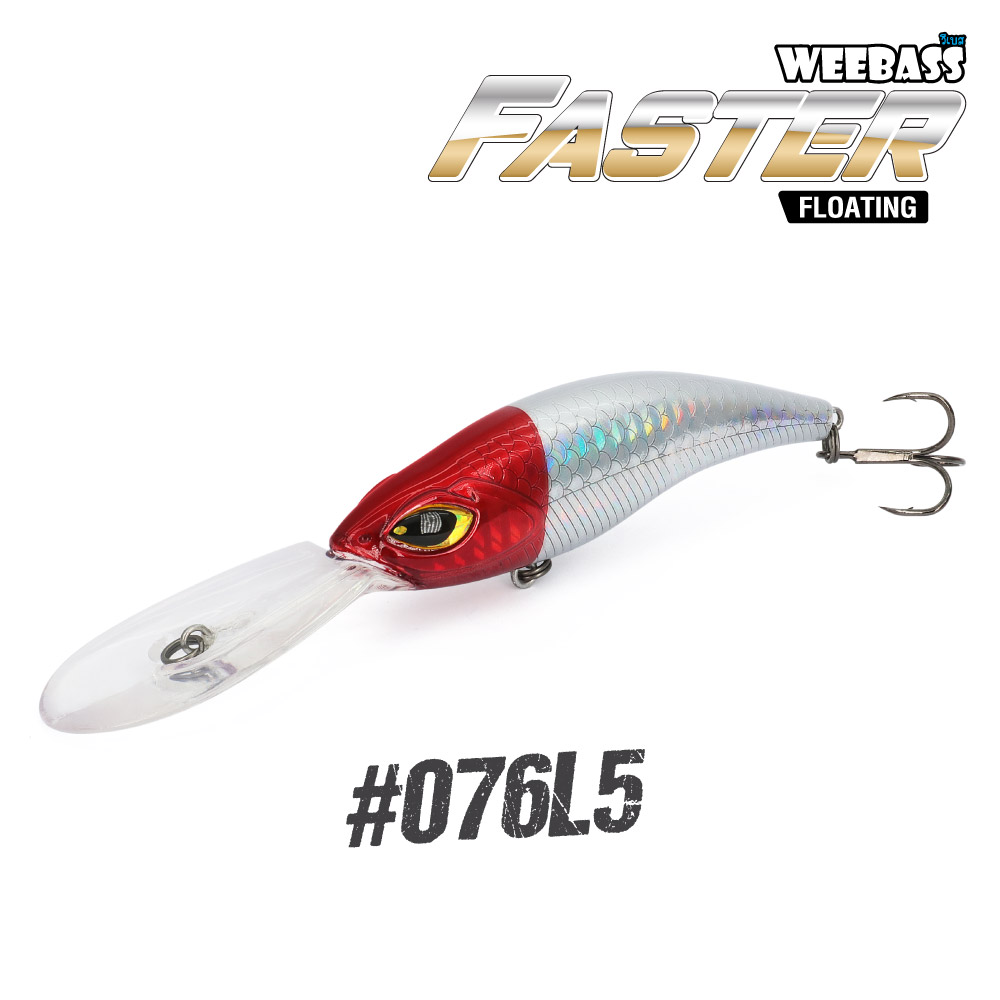 WEEBASS LURE (เหยื่อปลั๊ก) - รุ่น FASTER140 FLOATING 140mm/20.6g (076L5)