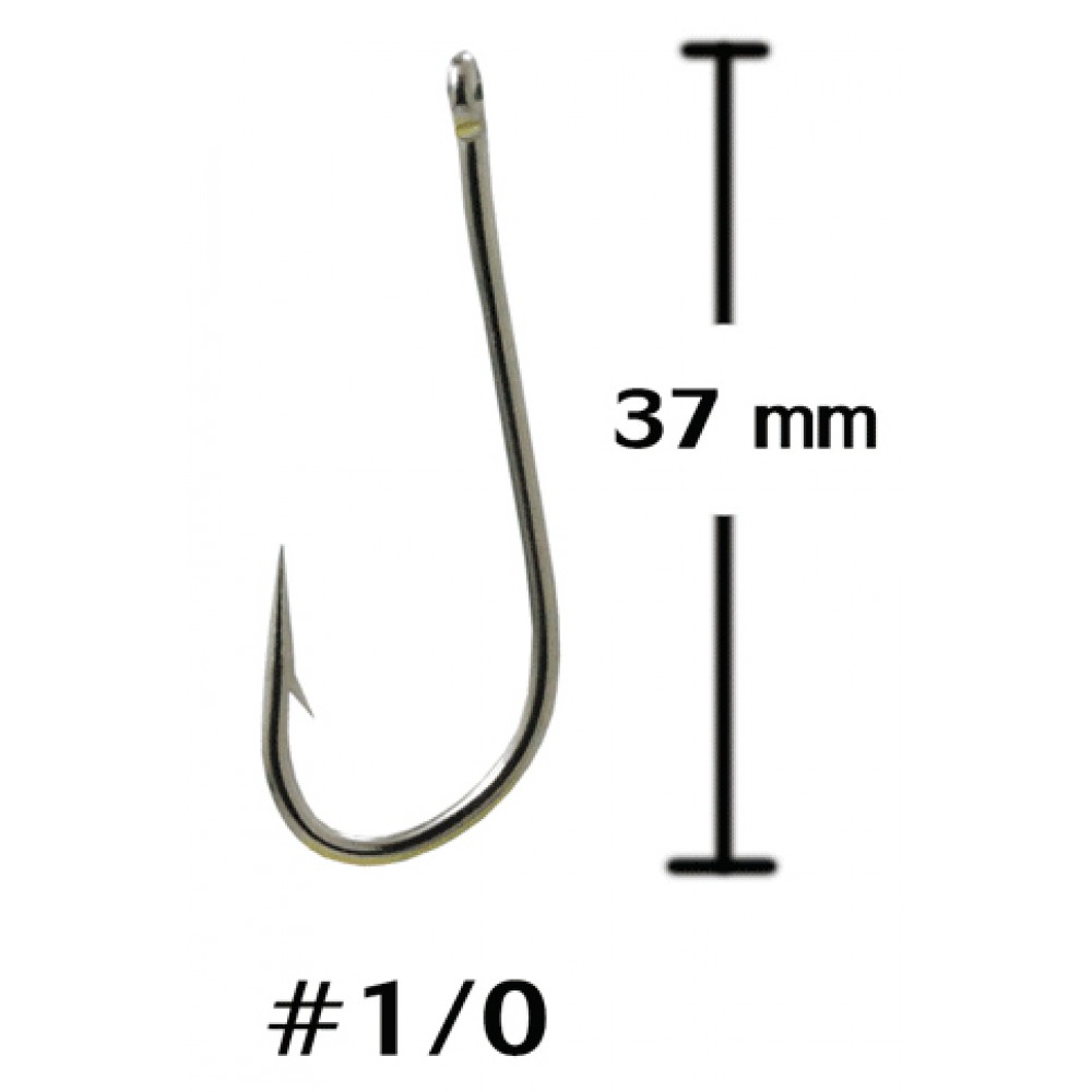 WEEBASS ตาเบ็ด - รุ่น BX KIRBY HOOK 20008 , 1/0 (100PCS)