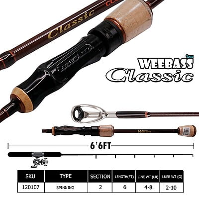 WEEBASS คัน - รุ่น CLASSIC CCS-662ML (4-8lb)