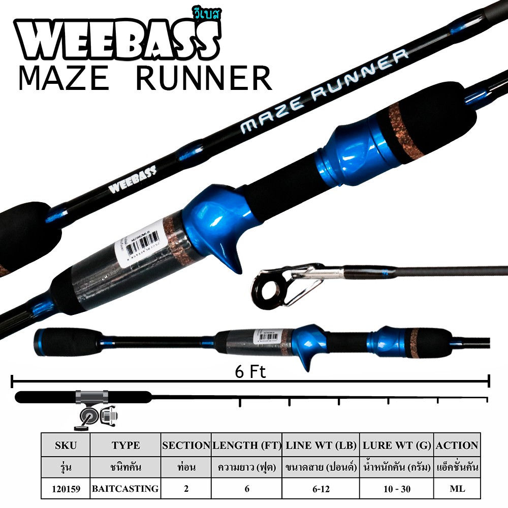 WEEBASS คัน - รุ่น MAZE RUNNER MZ602MLB