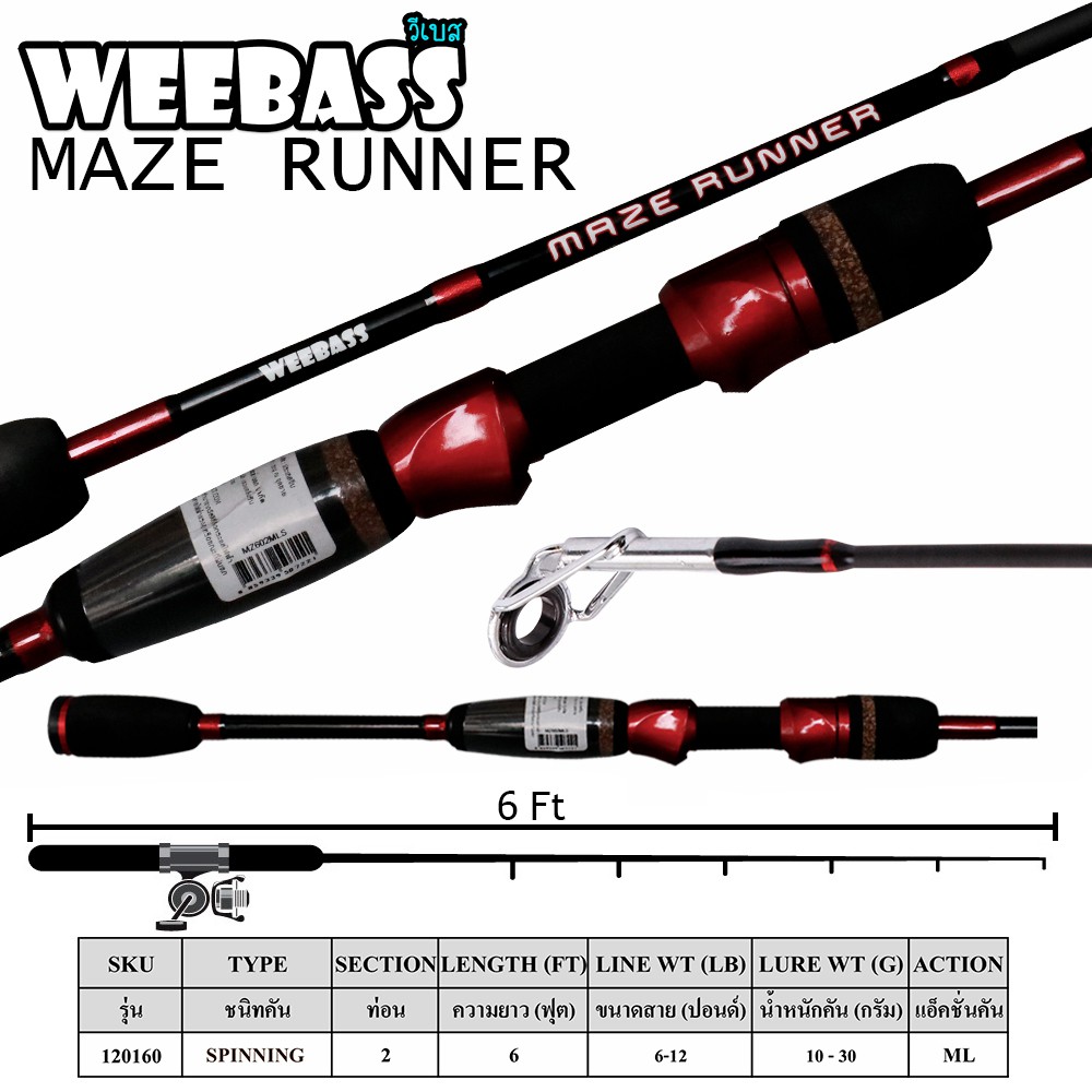 WEEBASS คัน - รุ่น MAZE RUNNER MZ602MLS