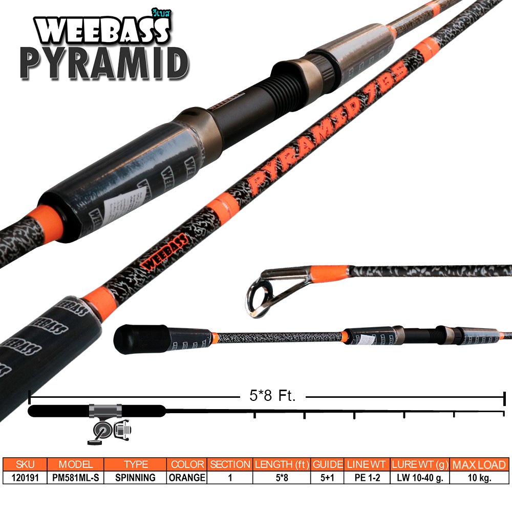 WEEBASS คัน - รุ่น PYRAMID 785 PM581ML-S ( PE 1-2 )