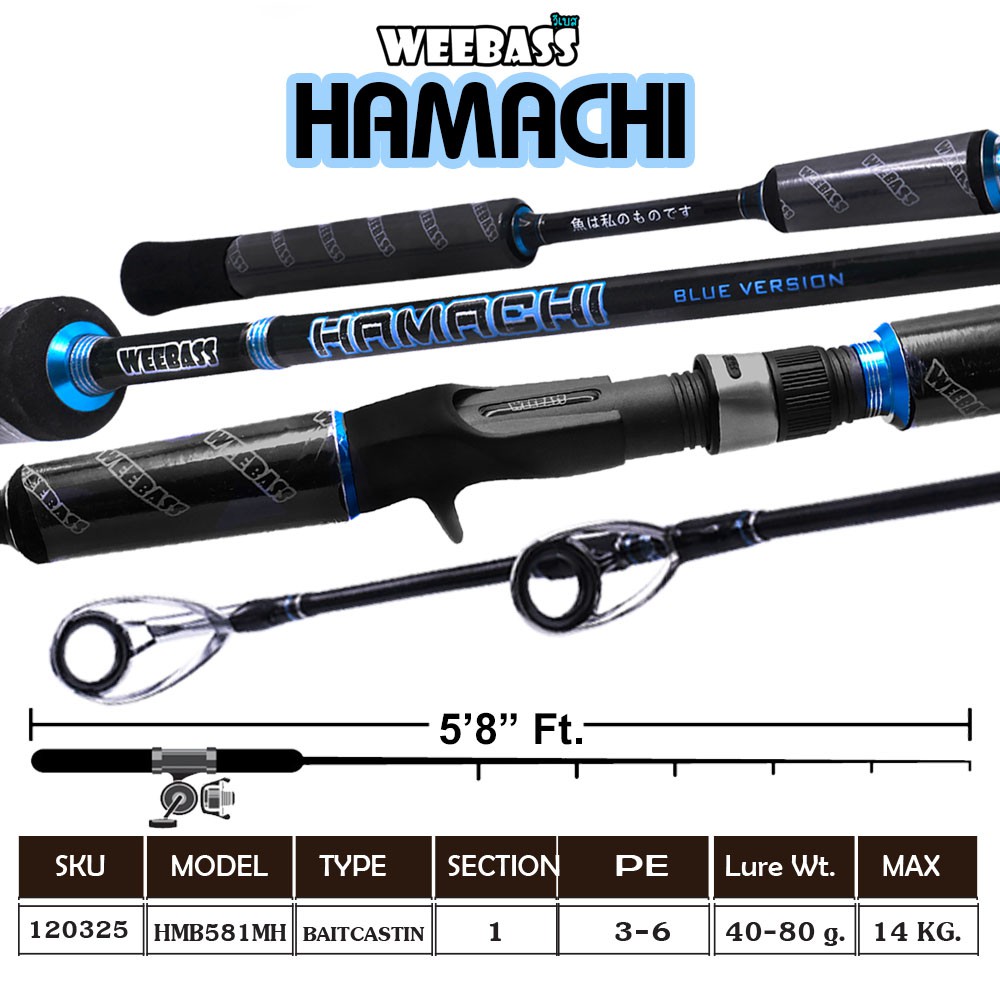 WEEBASS คัน - รุ่น HAMACHI HMB581MH ( PE :: 3-6 )