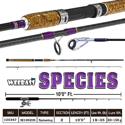 WEEBASS คัน - รุ่น SPECIES SE1002HS (18-35lb)