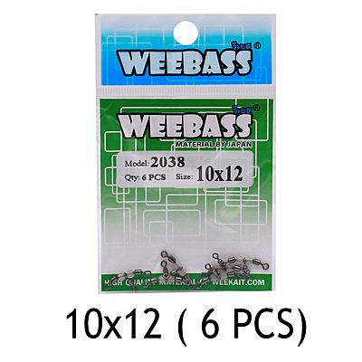 WEEBASS ลูกหมุน - รุ่น PK 2038 , 10x12 ( 6 PCS)