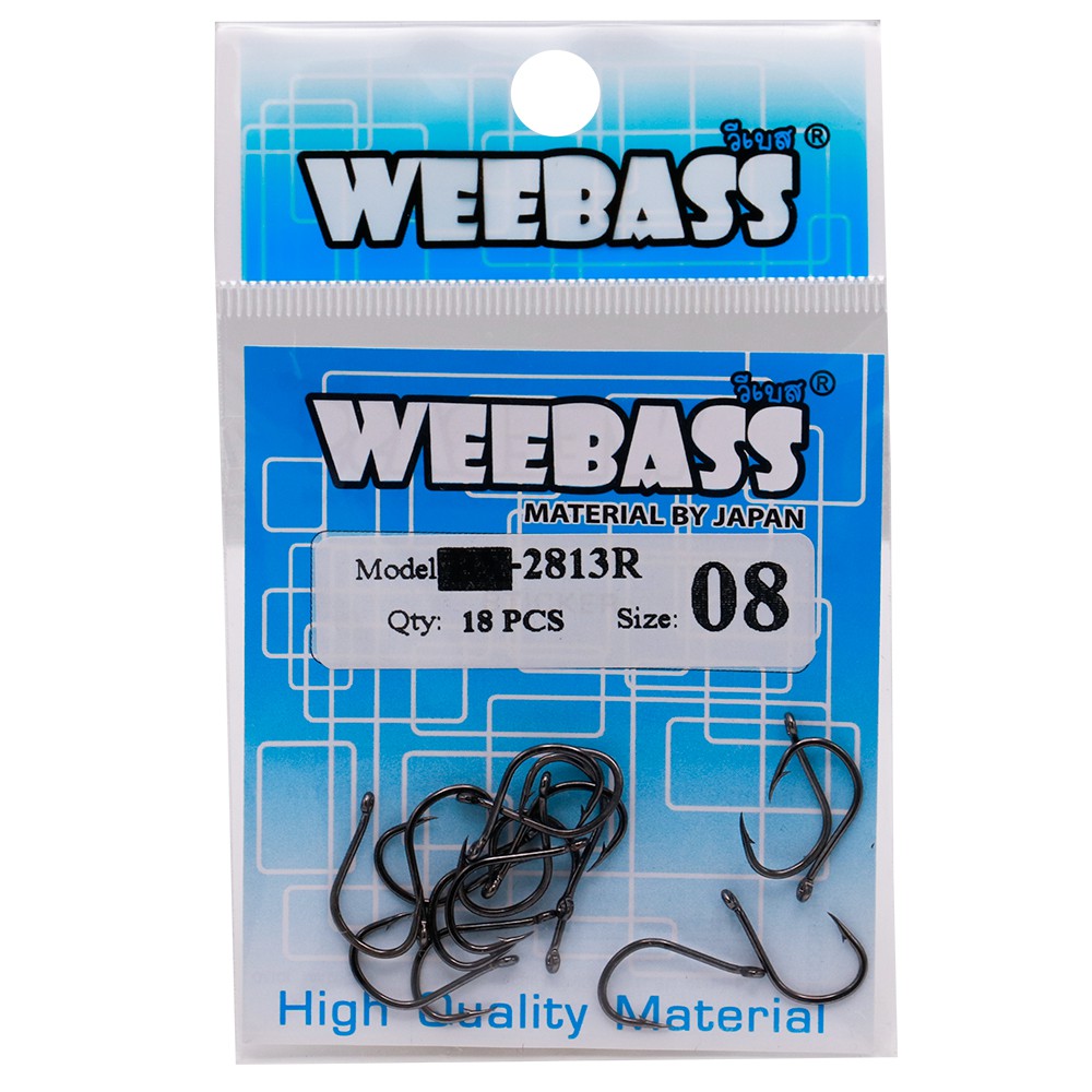 WEEBASS ตาเบ็ด - รุ่น PK 2813R , 08 (18PCS)