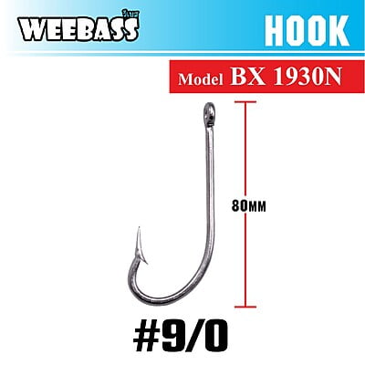 WEEBASS ตาเบ็ด - รุ่น BX 1930N , 9/0 (25PCS)