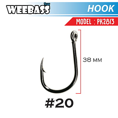 WEEBASS ตาเบ็ด - รุ่น PK 2813(4X) , 20 (5PCS)