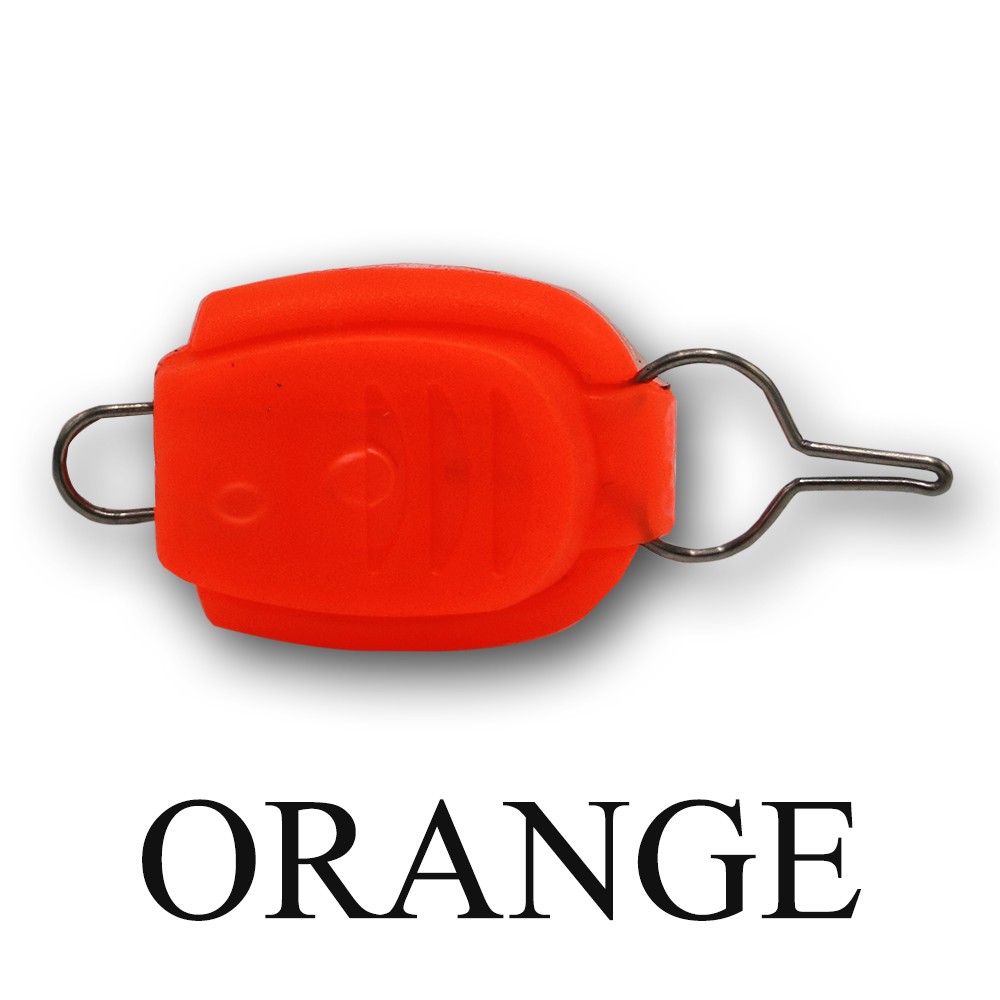 WEEBASS อุปกรณ์ - รุ่น ตัวล็อคสาย เอนกประสงค์  ( ORANGE ) (1x3PCS)