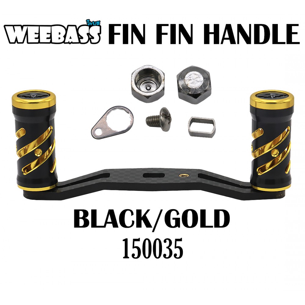 WEEBASS ชุดแต่งรอก Handle - รุ่น FIN FIN HANDLE ( BLACK/GOLD )