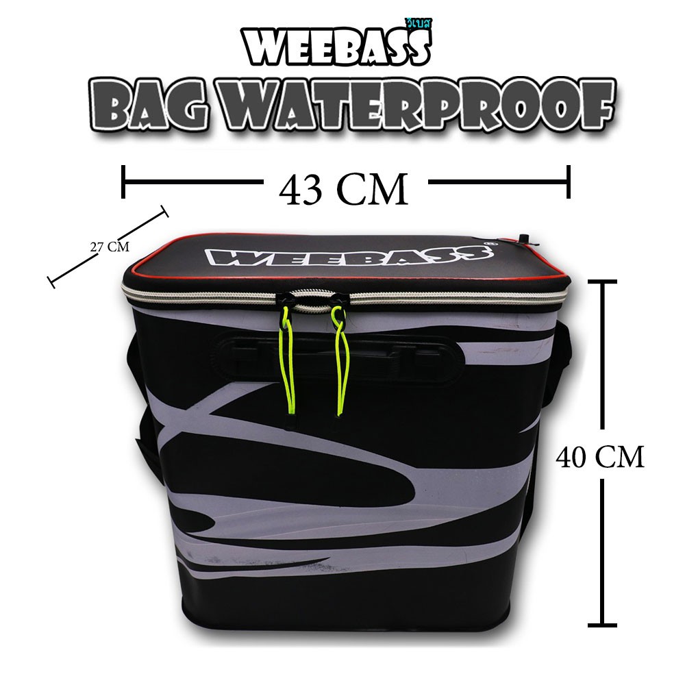 WEEBASS ถุง/กระเป๋า/กล่อง - รุ่น BAG WATERPROOF ( BLACK )