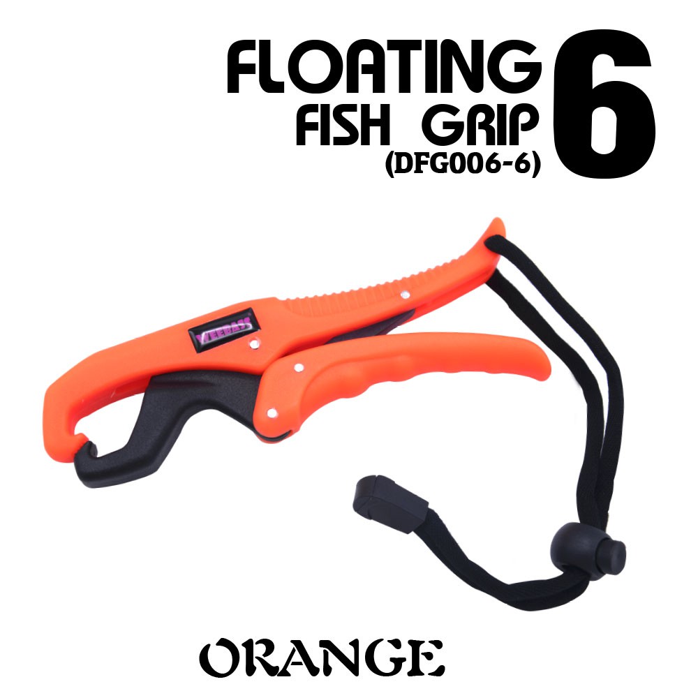 WEEBASS อุปกรณ์ - FLOATING FISH GRIP 6 , ORANGE ( DFG006-6 )