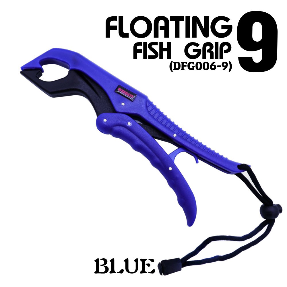 WEEBASS อุปกรณ์ - FLOATING FISH GRIP 9 , BLUE ( DFG006-9 )