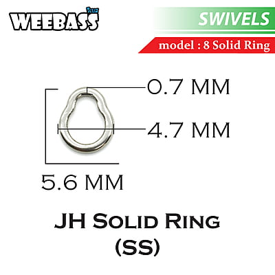 WEEBASS แหวน - รุ่น JH SOLID RING (SS) (10pcs)