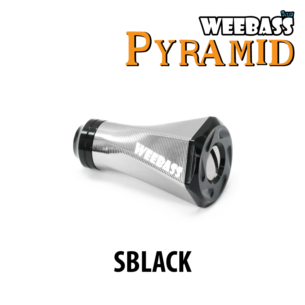 WEEBASS ชุดแต่งรอก Knob - รุ่น PYRAMID KNOB ( SBLACK )