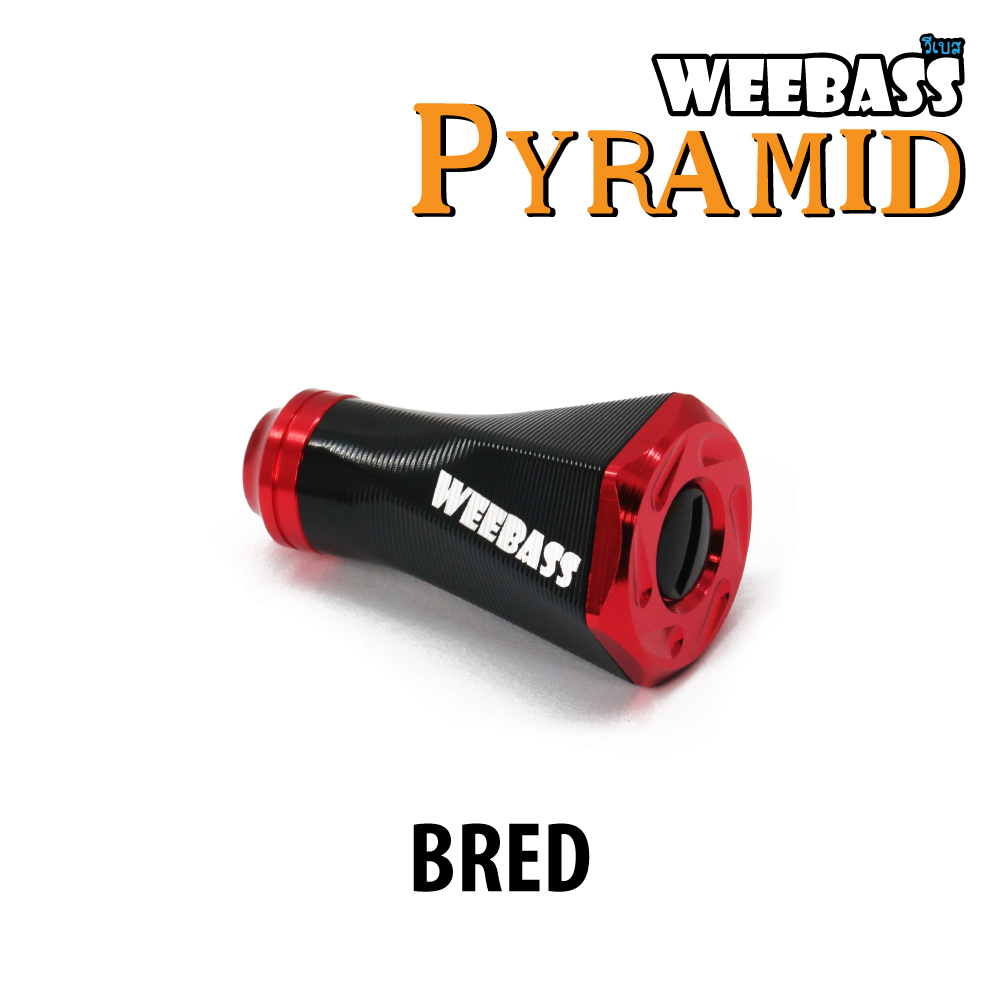 WEEBASS ชุดแต่งรอก Knob - รุ่น PYRAMID KNOB ( BRED )