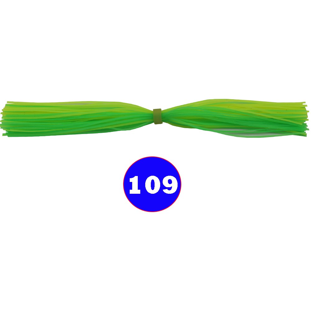 WEEBASS พู่ยาง - BX พู่ยางซิลิโคน รหัสสี 109 , (100PCS)