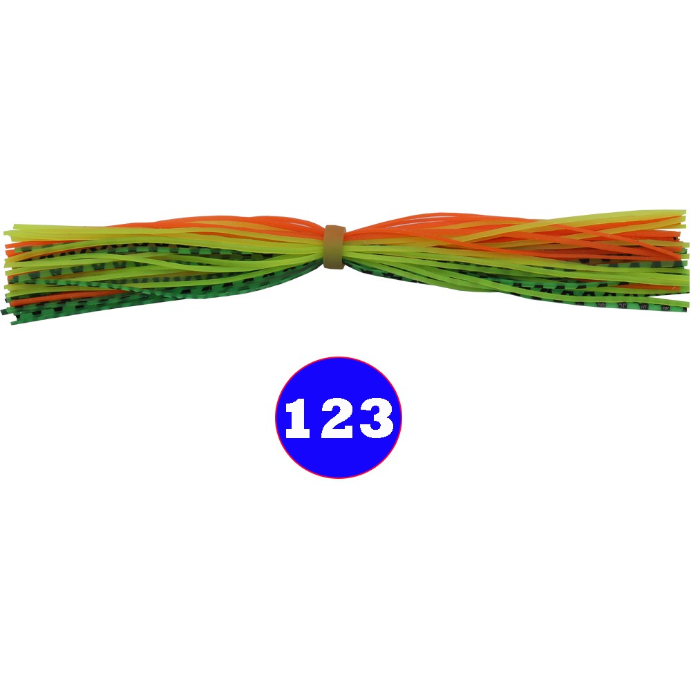 WEEBASS พู่ยาง - BX พู่ยางซิลิโคน รหัสสี 123 , (100PCS)