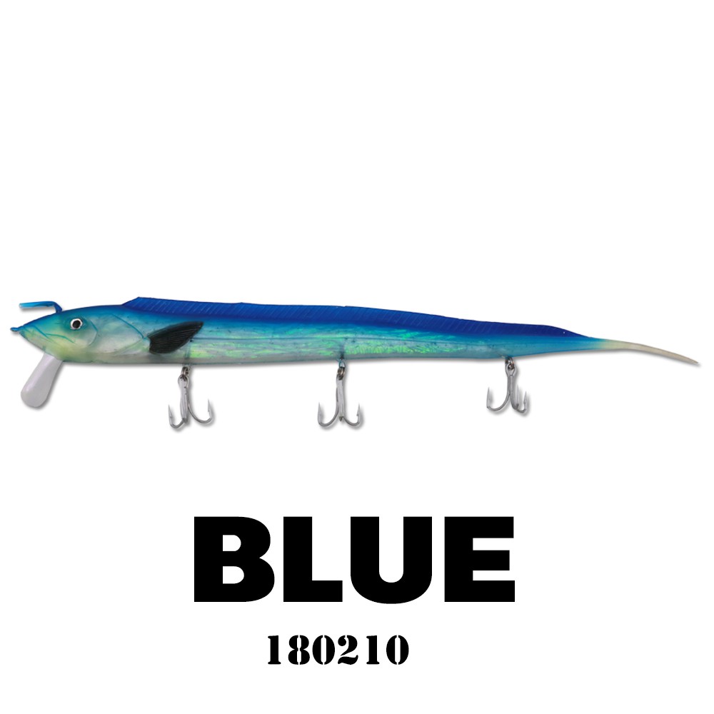 WEEBASS เหยื่อปลายาง - รุ่น RIBBONFISH 18 , BLUE