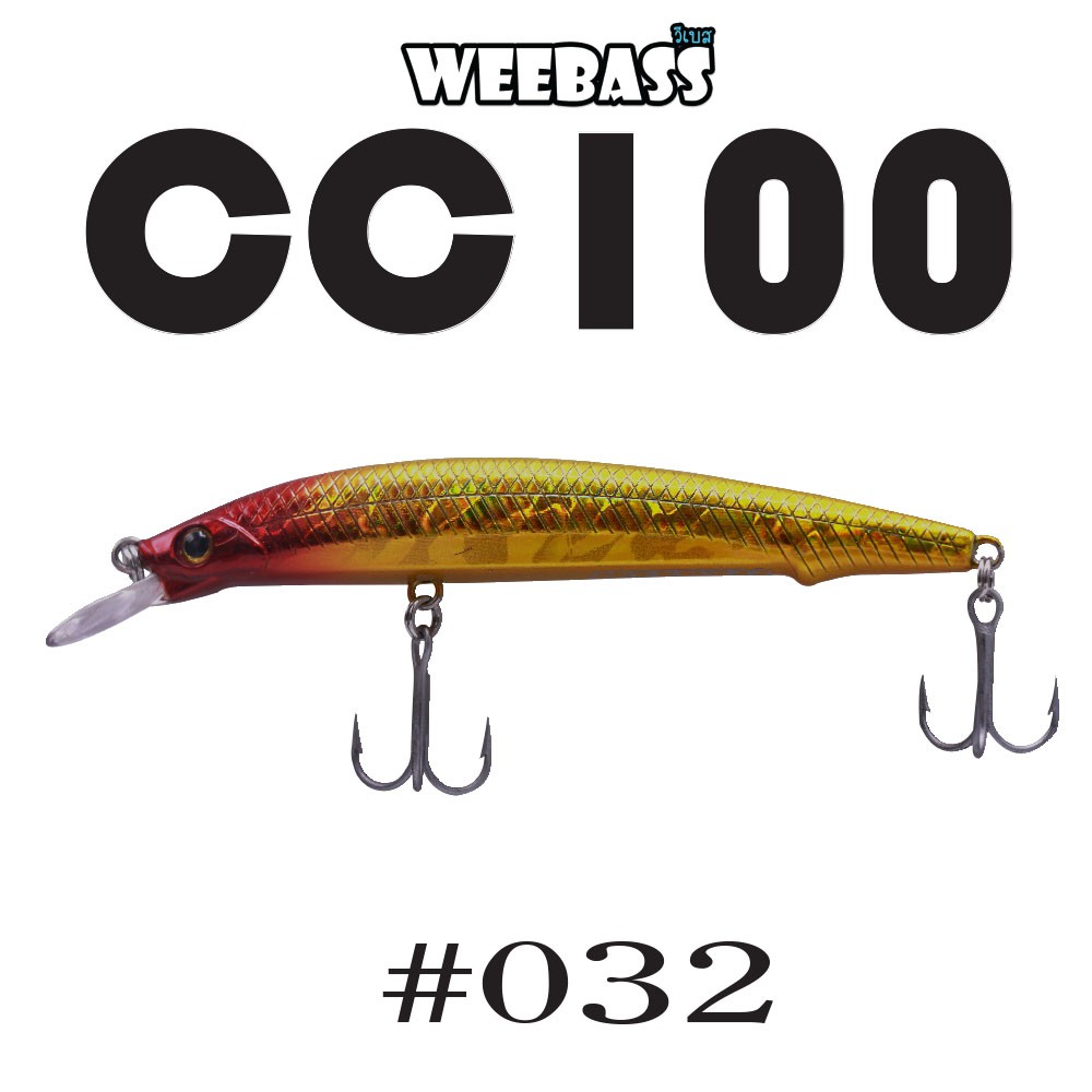 WEEBASS LURE (เหยื่อปลั๊ก) - รุ่น CC100 FLOATING 100mm/11g (W032)