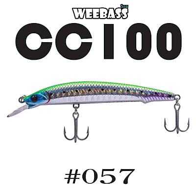 WEEBASS LURE (เหยื่อปลั๊ก) - รุ่น CC100 FLOATING 100mm/11g (W057)