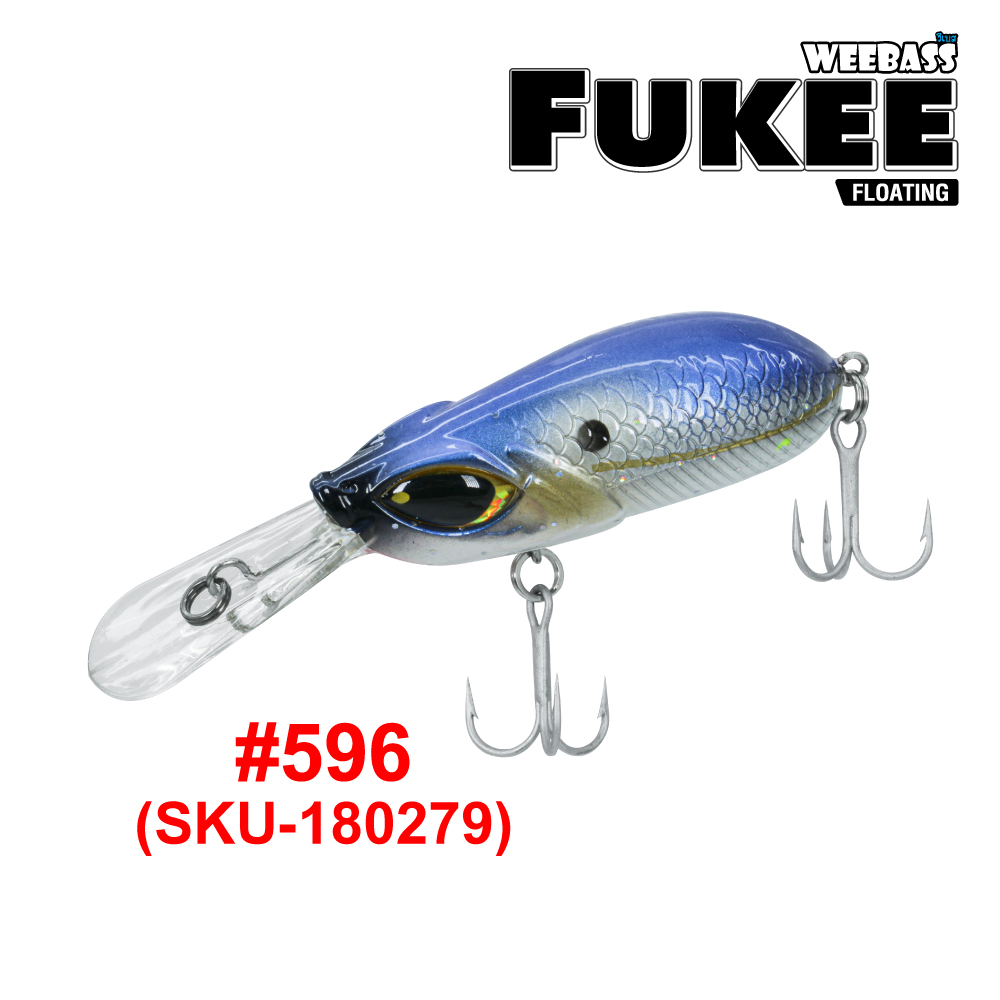 WEEBASS LURE (เหยื่อปลั๊ก) - รุ่น FUKEE FLOATING 60mm/8g (596)