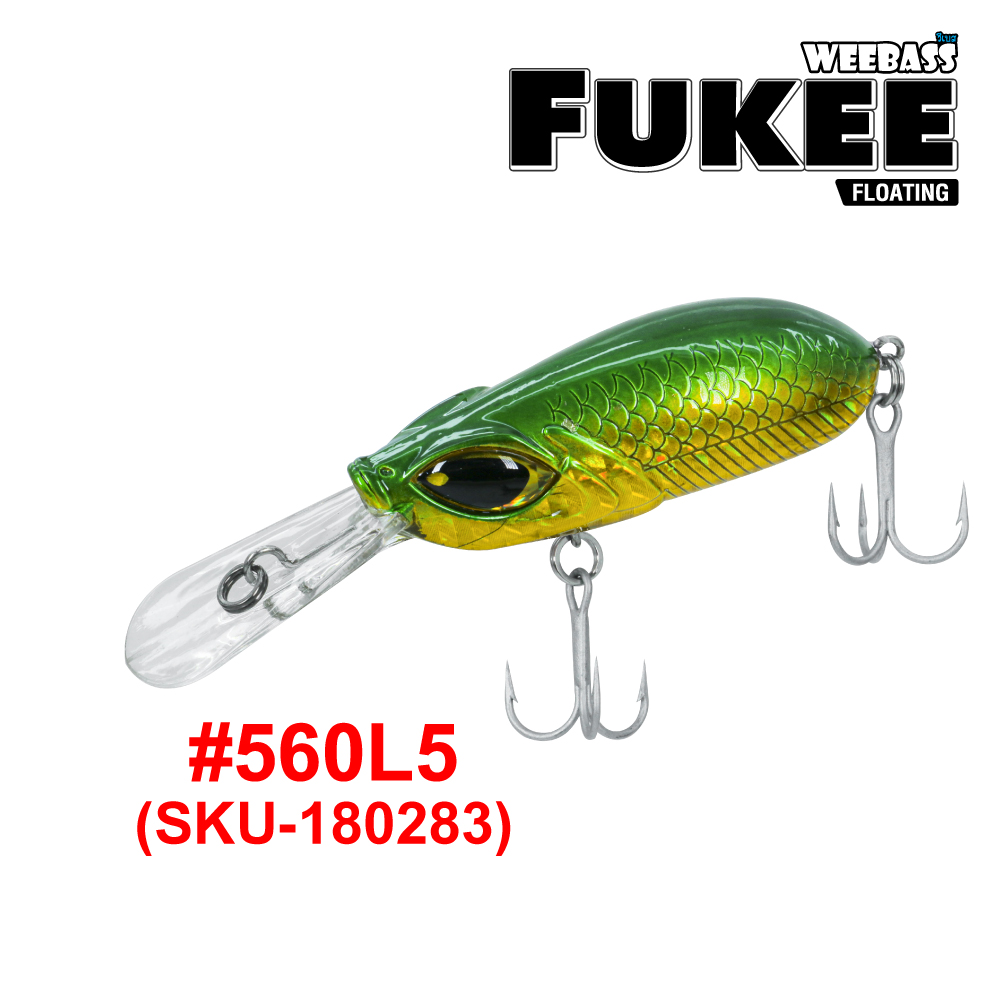 WEEBASS LURE (เหยื่อปลั๊ก) - รุ่น FUKEE FLOATING 60mm/8g (560L5)