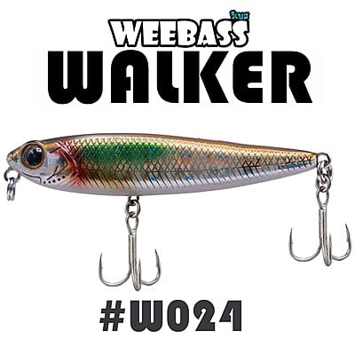 WEEBASS LURE (เหยื่อปลั๊ก) - รุ่น WALKER FLOATING 60mm/3.5g (W024)