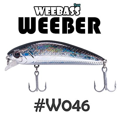 WEEBASS LURE (เหยื่อปลั๊ก) - รุ่น WEEBER SINKING 65mm/9.5g (W046)