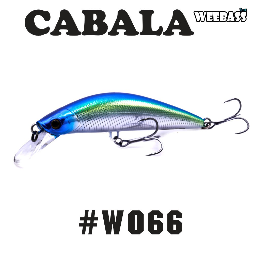 WEEBASS LURE (เหยื่อปลั๊ก) - รุ่น CABALA SINKING 105mm/41g (W066)