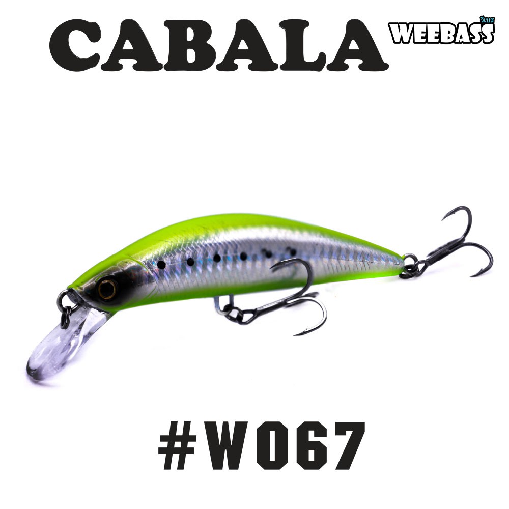 WEEBASS LURE (เหยื่อปลั๊ก) - รุ่น CABALA SINKING 105mm/41g (W067)