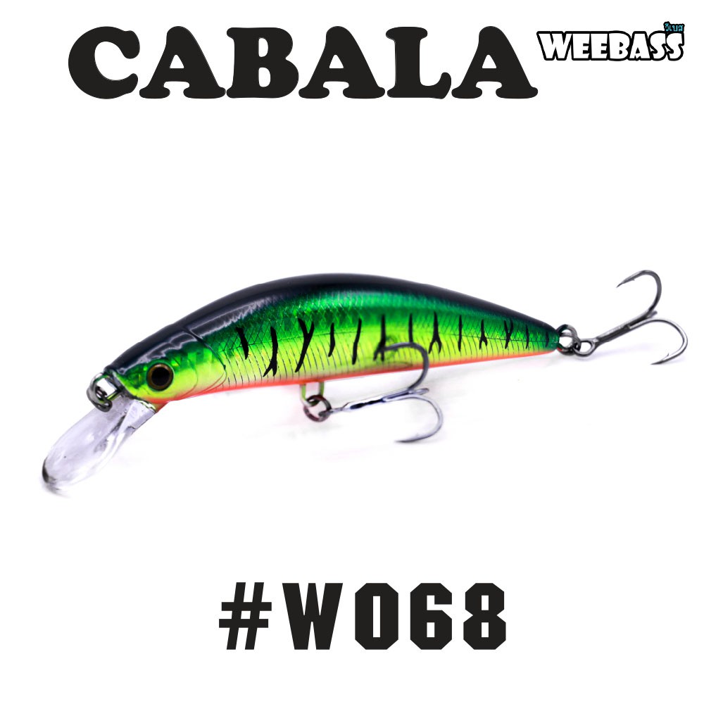 WEEBASS LURE (เหยื่อปลั๊ก) - รุ่น CABALA SINKING 105mm/41g (W068)