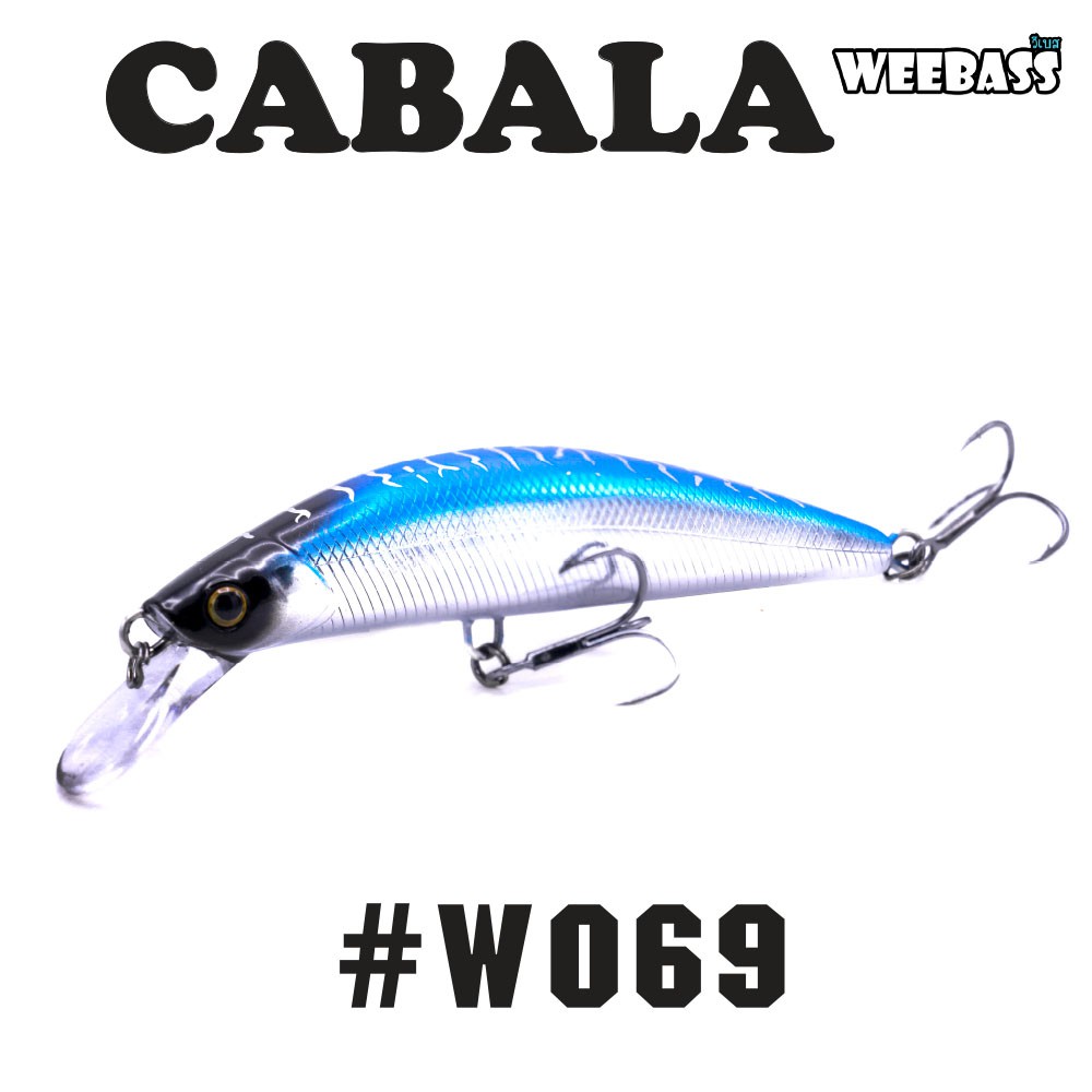 WEEBASS LURE (เหยื่อปลั๊ก) - รุ่น CABALA SINKING 105mm/41g (W069)