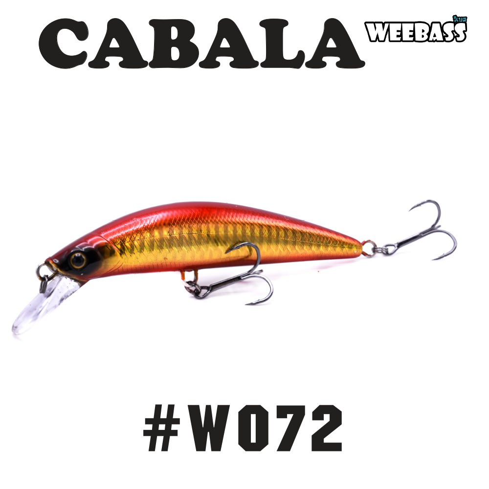 WEEBASS LURE (เหยื่อปลั๊ก) - รุ่น CABALA SINKING 105mm/41g (W072)