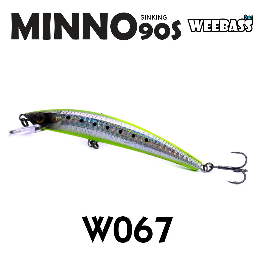 WEEBASS LURE (เหยื่อปลั๊ก) - รุ่น MINNO90S SINKING 90mm/9g (W067) WEEBASS LURE (เหยื่อปลั๊ก) - รุ่น MINNO90S SINKING 90mm/9g (W067)