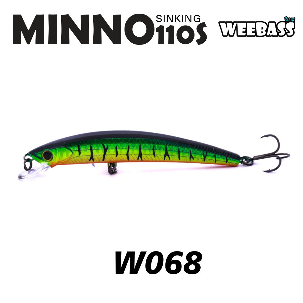 WEEBASS LURE (เหยื่อปลั๊ก) - รุ่น MINNO110S SINKING 110mm/16g (W068) WEEBASS LURE (เหยื่อปลั๊ก) - รุ่น MINNO110S SINKING 110mm/16g (W068)