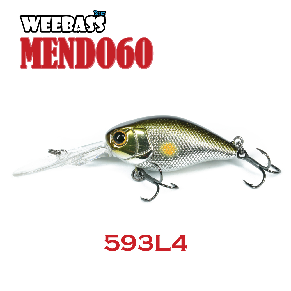 WEEBASS LURE (เหยื่อปลั๊ก) - รุ่น MENDO60 FLOATING 60mm/3.2g (593L4)