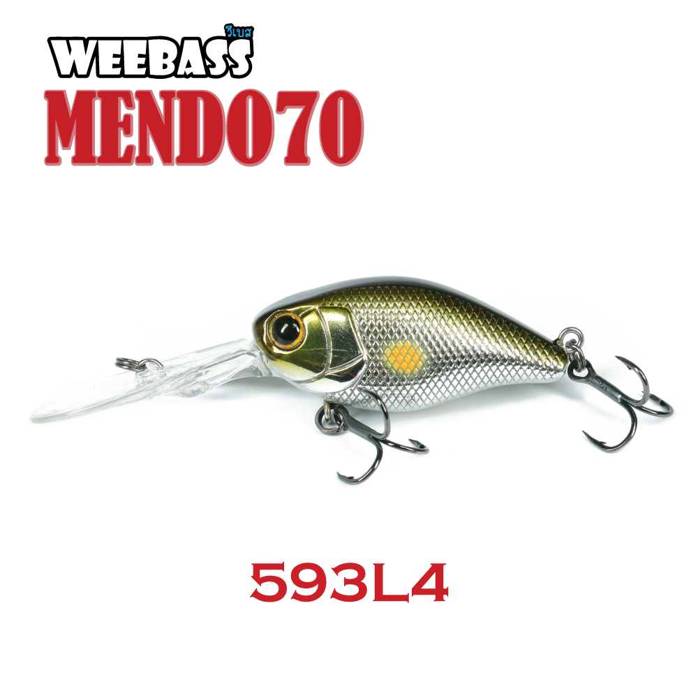 WEEBASS LURE (เหยื่อปลั๊ก) - รุ่น MENDO70 FLOATING 70mm/5.7g (593L4)