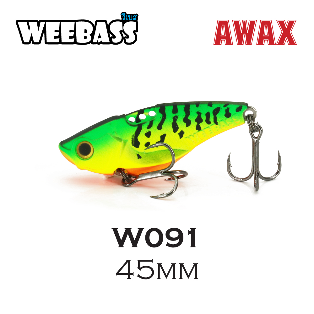WEEBASS LURE (เหยื่อปลั๊ก) - รุ่น AWAX45 SINKING 45mm/8g (W091)