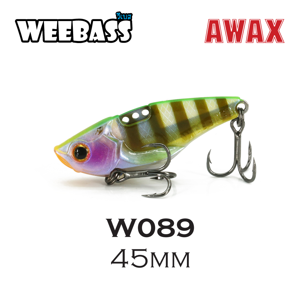 WEEBASS LURE (เหยื่อปลั๊ก) - รุ่น AWAX45 SINKING 45mm/8g (W089)